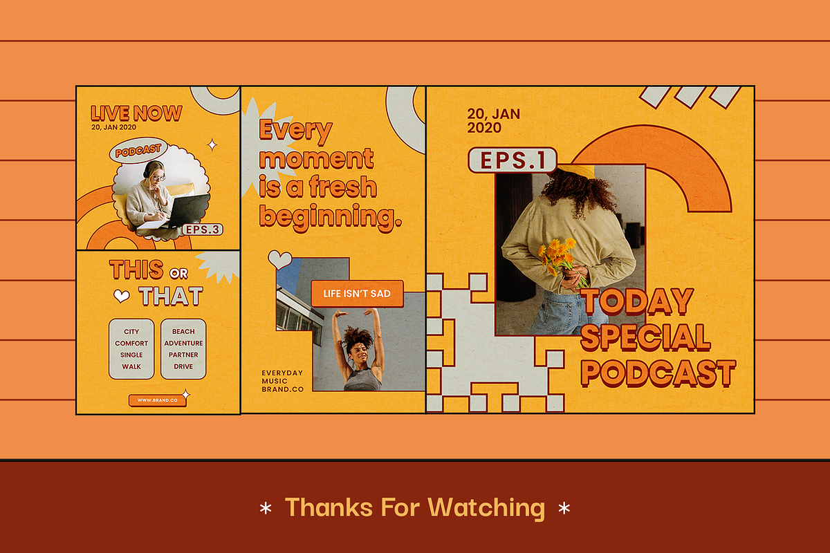 Cenal Post & Story Template, a Social Media Template by Creatchees.std (Photo 1 of 5)