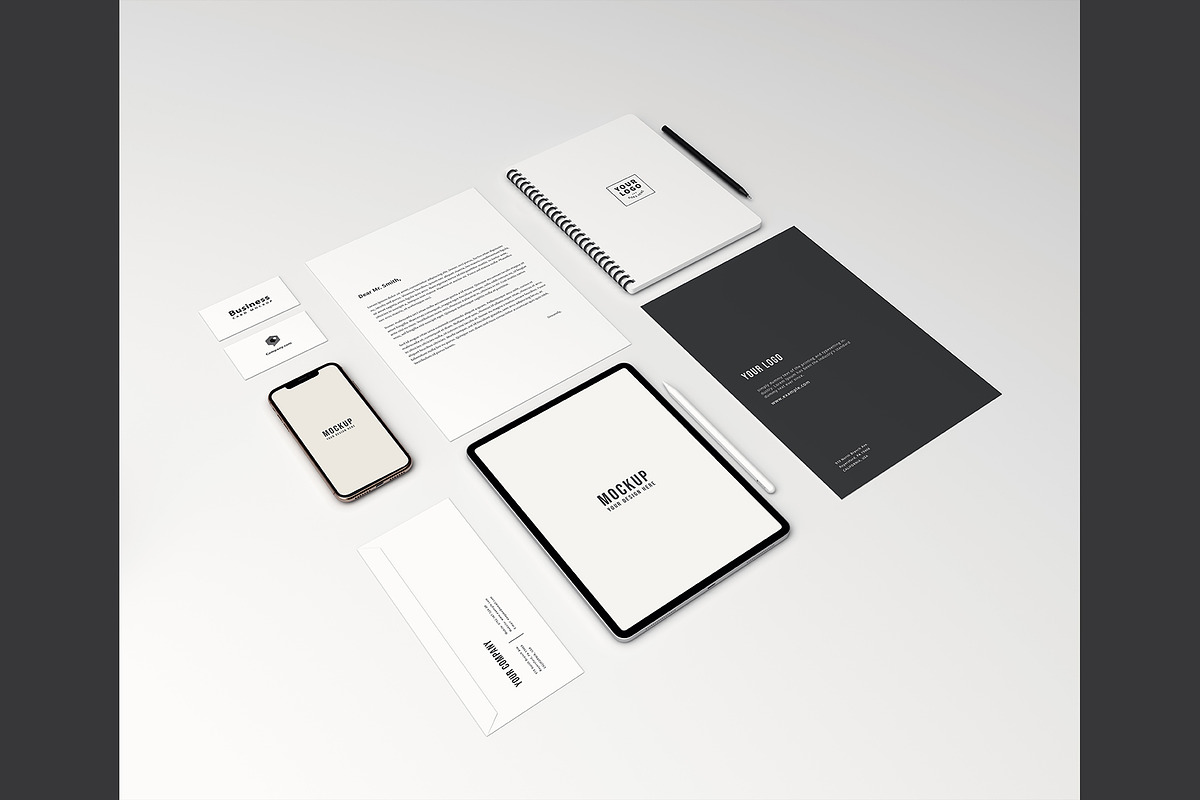 Stationery Branding Mockup Bundle V2, a Product Mockup by Designrepos (Photo 2 of 10)