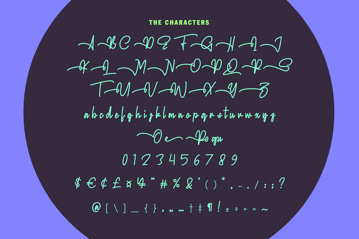 Rogueone Monoline Signature Font, a Script Font by Maulana Creative (Photo 5 of 8)