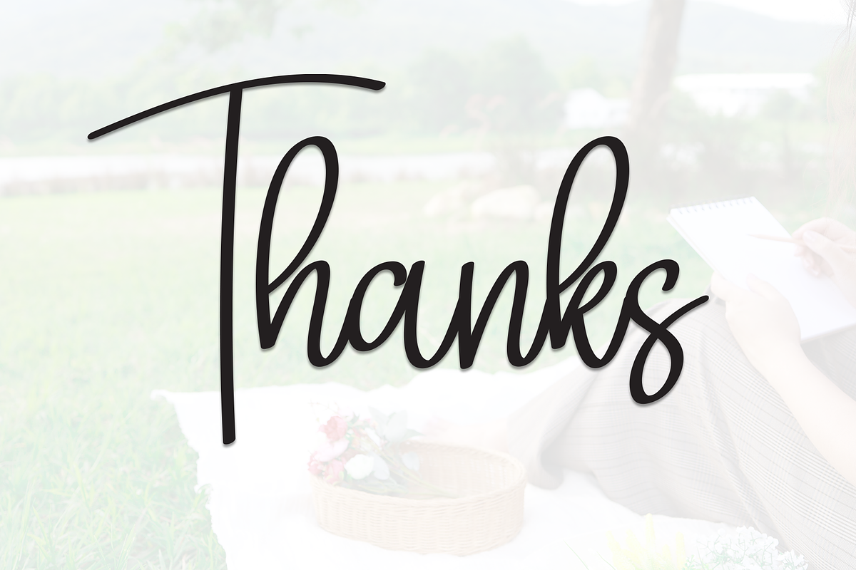 Happy Weekend | Script Font, a Handwritten Font by Scratchones (Photo 8 of 8)