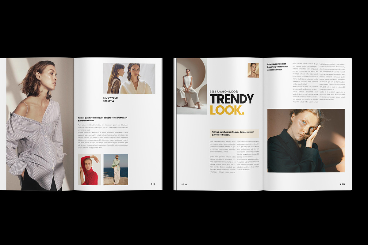 Fashion & Lifestyle Magazine Layout, a Magazine Template by NorthPeak (Photo 5 of 11)