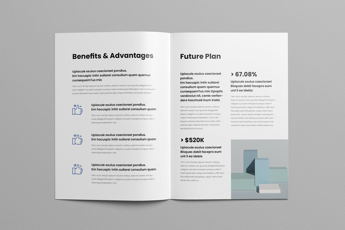 White Paper Layout, a Brochure Template by Pixelpick (Photo 4 of 9)