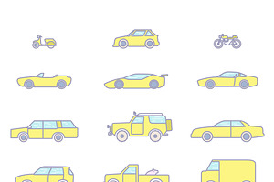 Car types set