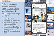 440 Canva Blue Business Corporate, a Social Media Template by Emerald Eyes Design (Thumbnail 2 of 12)