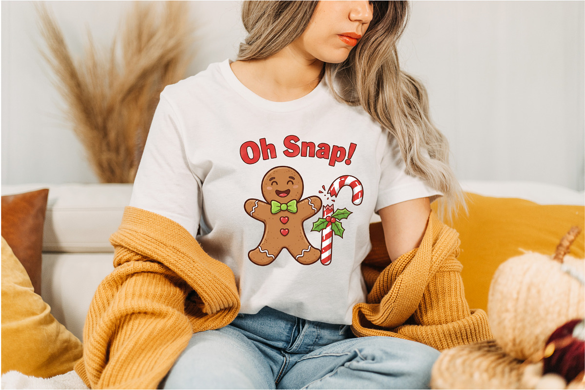 Oh Snap! Gingerbread Man, an Illustration by Designking (Photo 5 of 6)