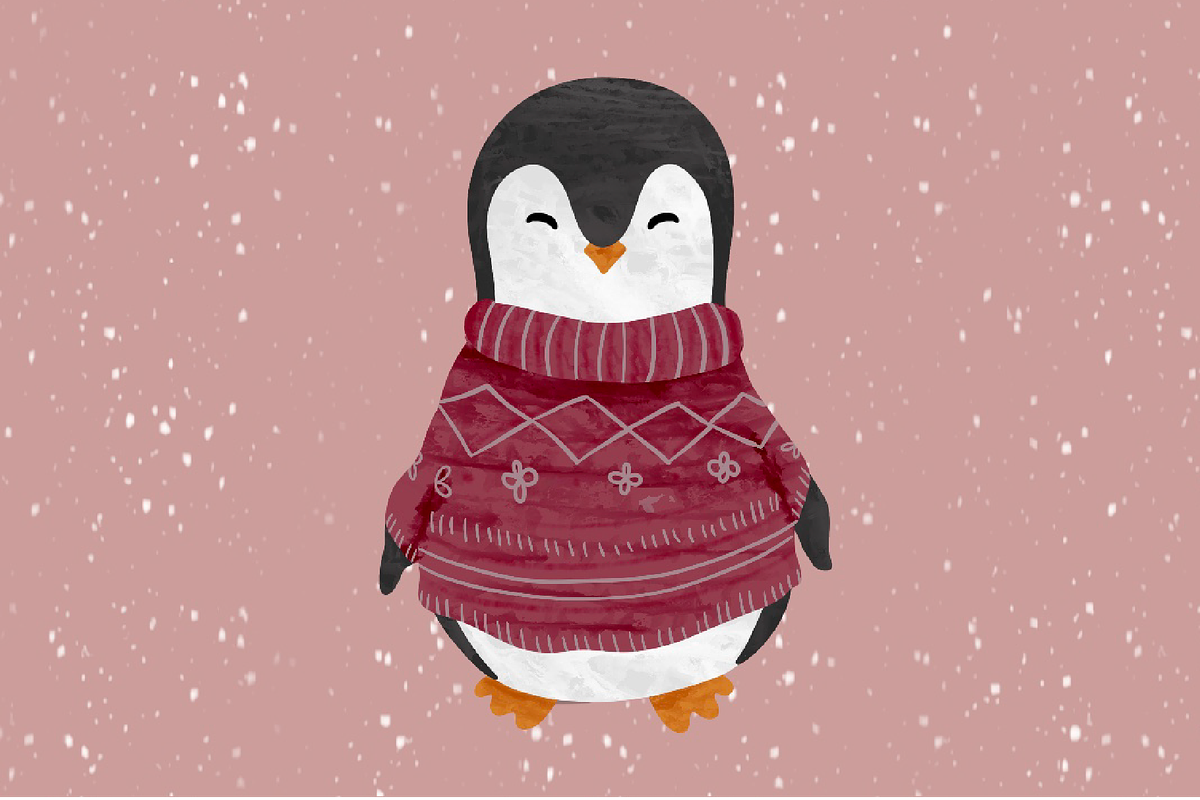 Penguin & Bear - Winter Pattern, an Illustration by naima.design (Photo 4 of 6)