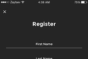 Oculus iOS Wireframe UI Kit, a Wireframe Template by Yaroslav Zaitsev (Thumbnail 5 of 23)