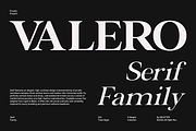 Valero - Classic Serif Family, a Serif Font by Indotype Foundry (Thumbnail 1 of 10)