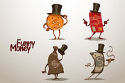 Funny money bundle, vector, a Finance Illustration by IvanNikulin (Thumbnail 2 of 2)