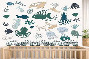 Ocean Under Sea Life SVG Bundle