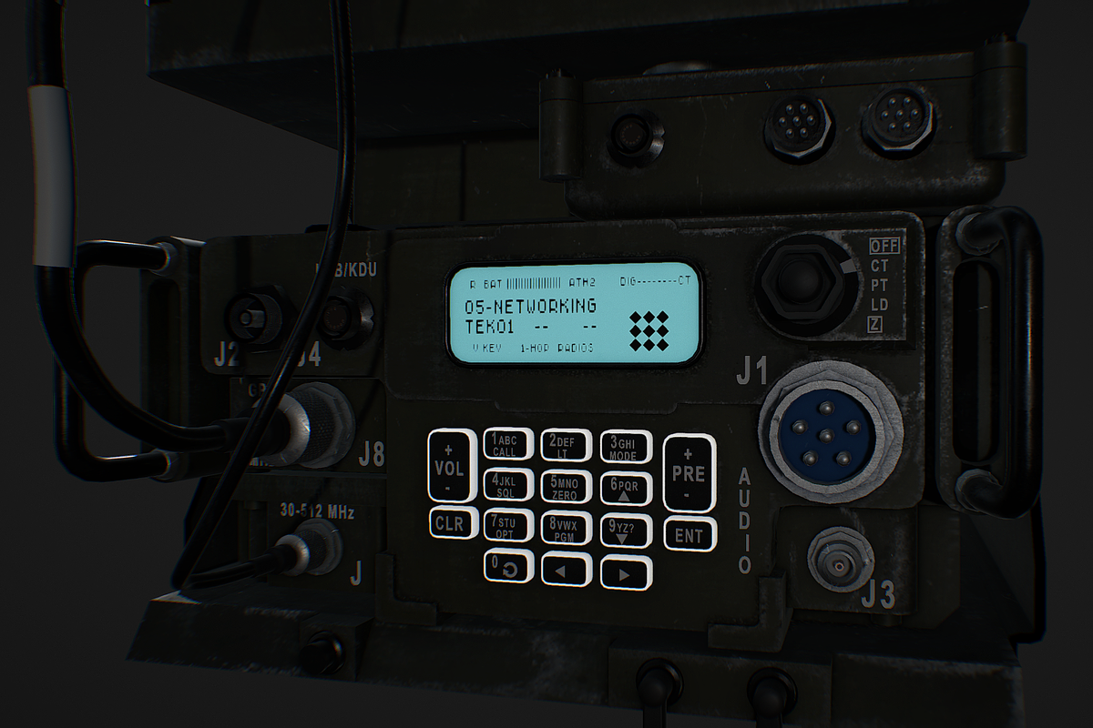 Army Radio Transceiver, an Object 3D Model by AndrewWhite (Photo 2 of 19)