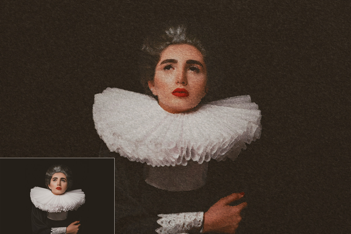 Oil Paint Effect Photoshop, an Action Add-On by liptouse (Photo 3 of 7)