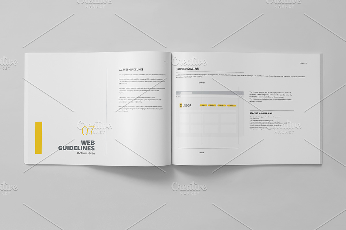 Brand Manual 32 Pages A4 / US Letter, a Brochure Template by Mastergfx (Photo 13 of 31)