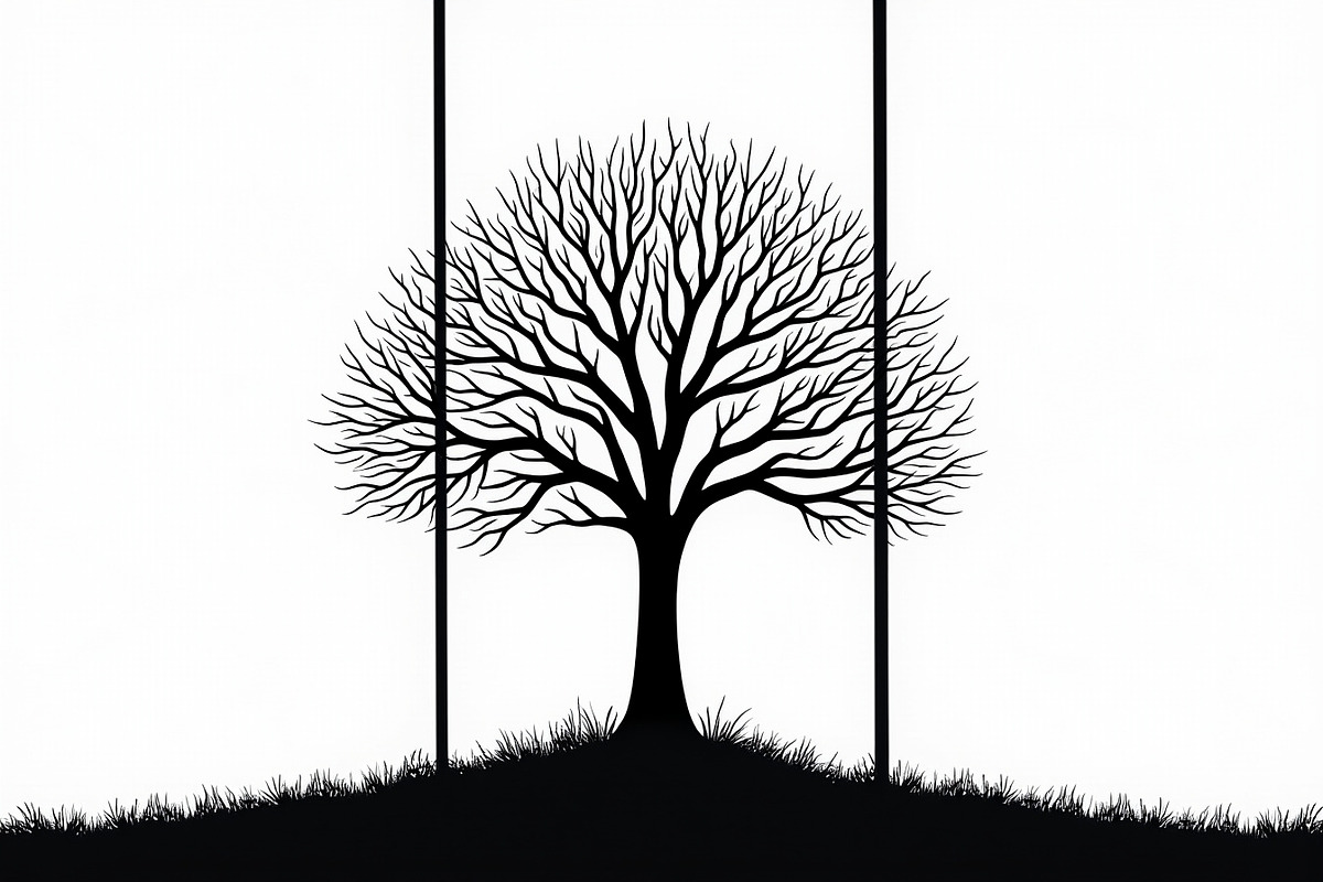 Multi-Panel Tree Silhouette Laser Cu, an Object Graphic by BIPLOB EXPERT (Photo 10 of 11)