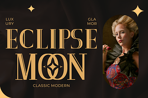 Eclipse Moon - Glamor Serif Font