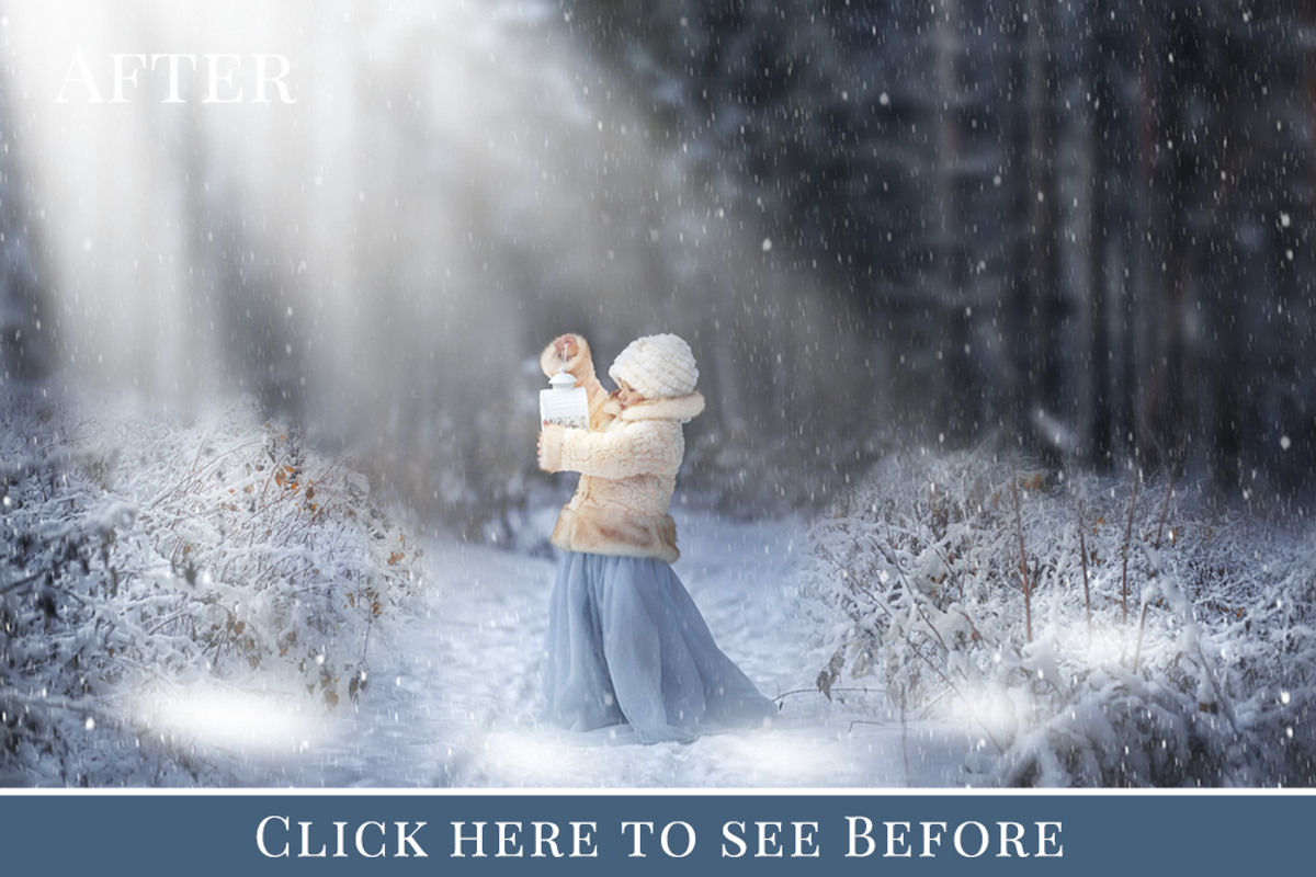 Winter Lights photo overlays preview 3