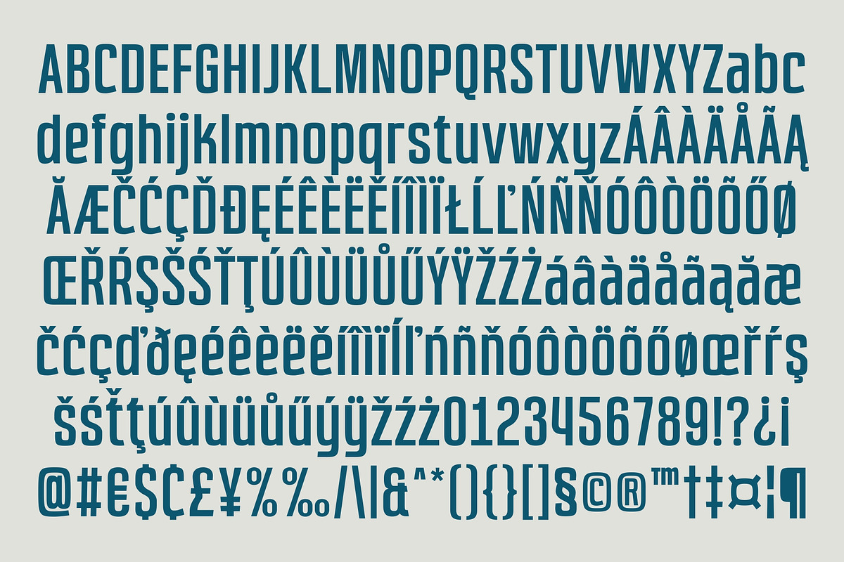 GR RAGH - Condensed Display Typeface, a Sans Serif Font by Garisman Std (Photo 4 of 13)