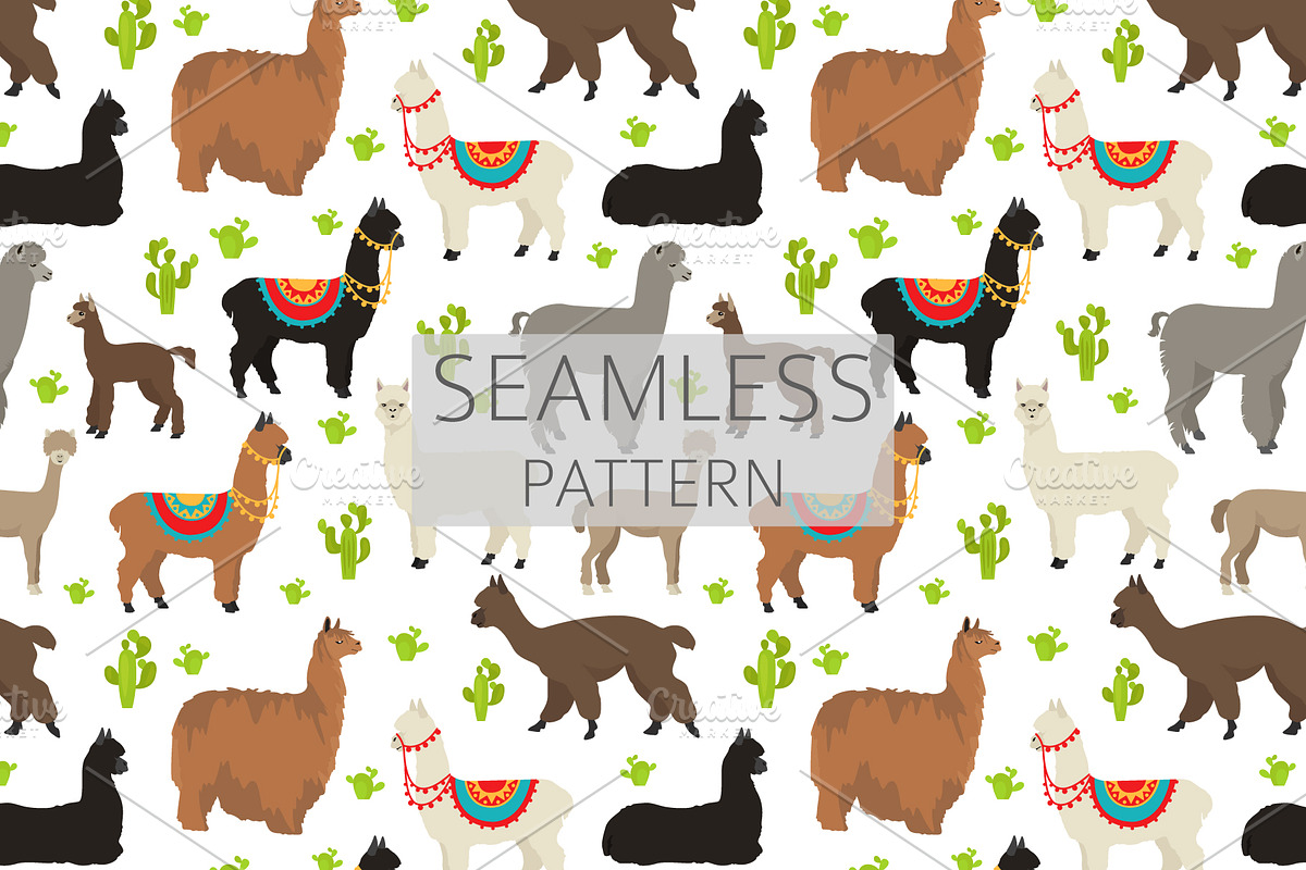 Alpaca clip art, an Animal Illustration by pet design shop (Photo 3 of 5)