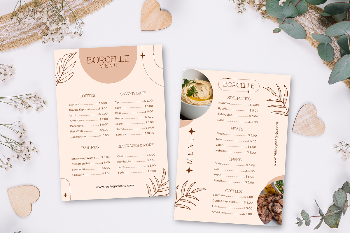 4 Elegant Menu Restaurant Templates, a Templates & Theme by TemplateCastleStore (Photo 5 of 10)