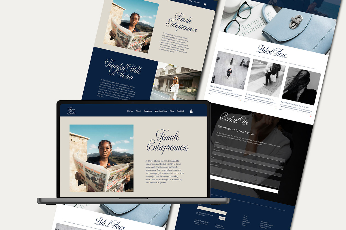 Business & Life Coach Wix Site, a Wix Template by Sky Dore Design (Photo 9 of 11)
