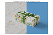 Gift Box Mockup, a Packaging Mockup by Tokobeta (Thumbnail 7 of 8)