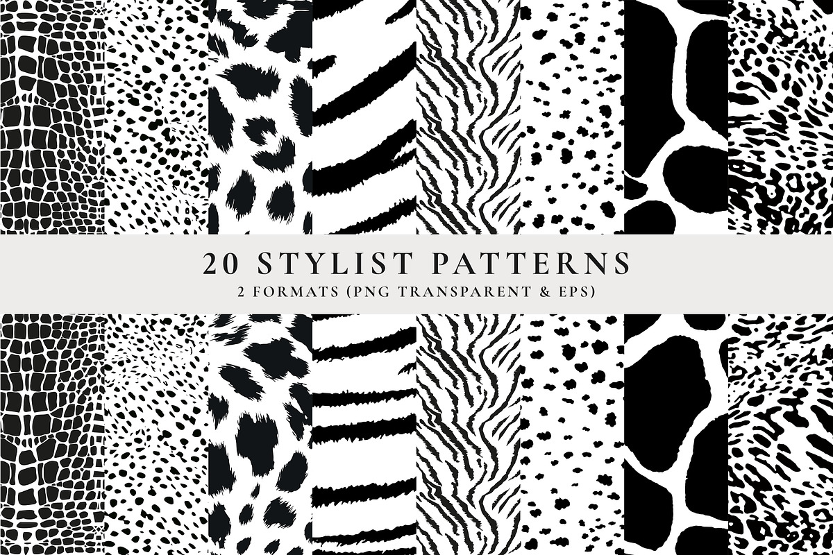Animal Print Patterns, a Pattern Graphic by Paper Flowers Studio