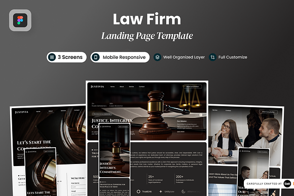 Law Firm Landing Page preview 6