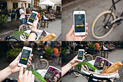 iphone 5s & bike - 8 photo mockups, an iPhone Mockup by show it better (Thumbnail 5 of 5)