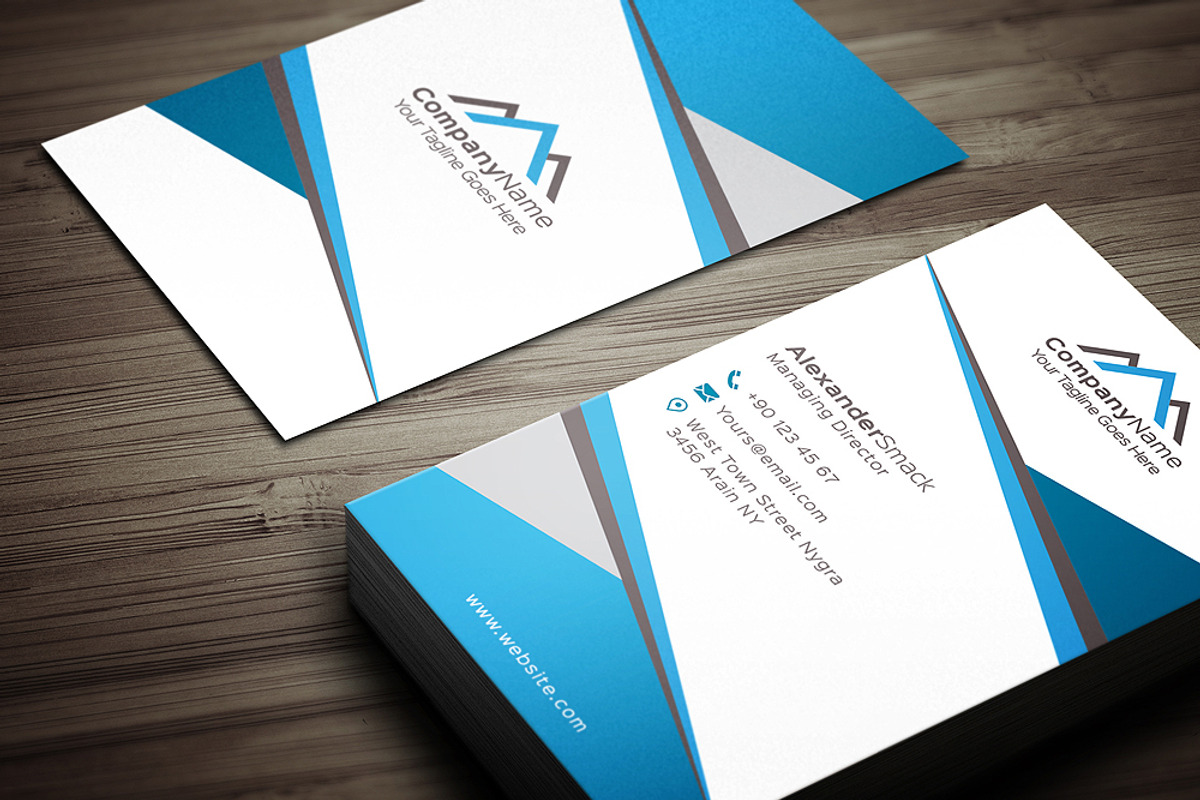 Real Estate Business Card Template, a Business Card Template by Shahjhan