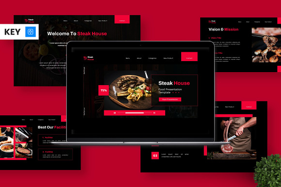 Steak House - Food Keynote preview 5