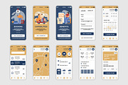 Mobile App UI Kit Template, a Templates & Theme by alexdndz (Thumbnail 4 of 21)