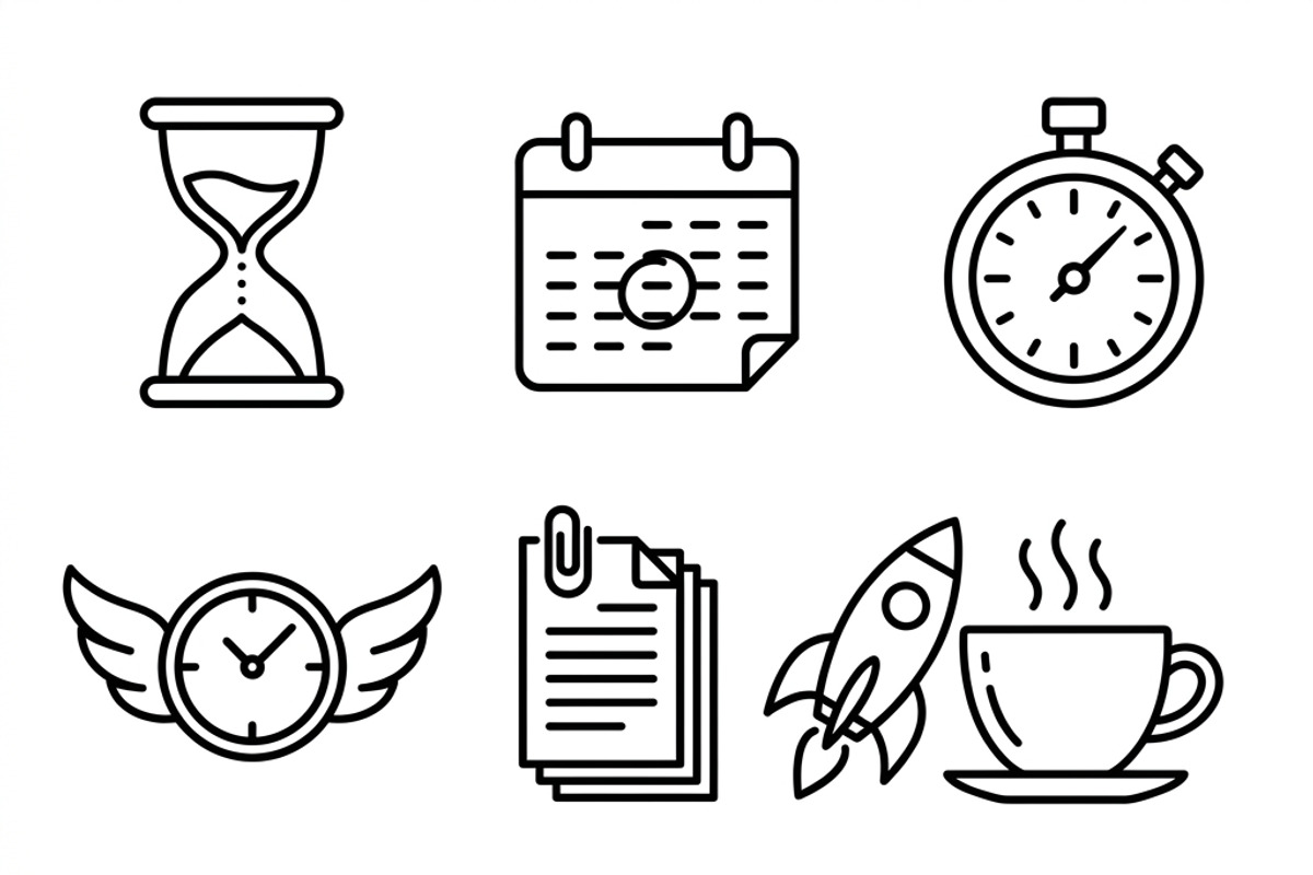 350 Project Management Icons, an Outline Icon by adenpinkstore (Photo 3 of 14)