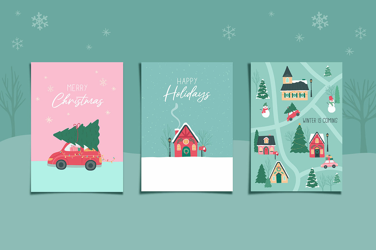 Winter Holiday Illustration, a Background Graphic by CreativeChristiana (Photo 7 of 12)