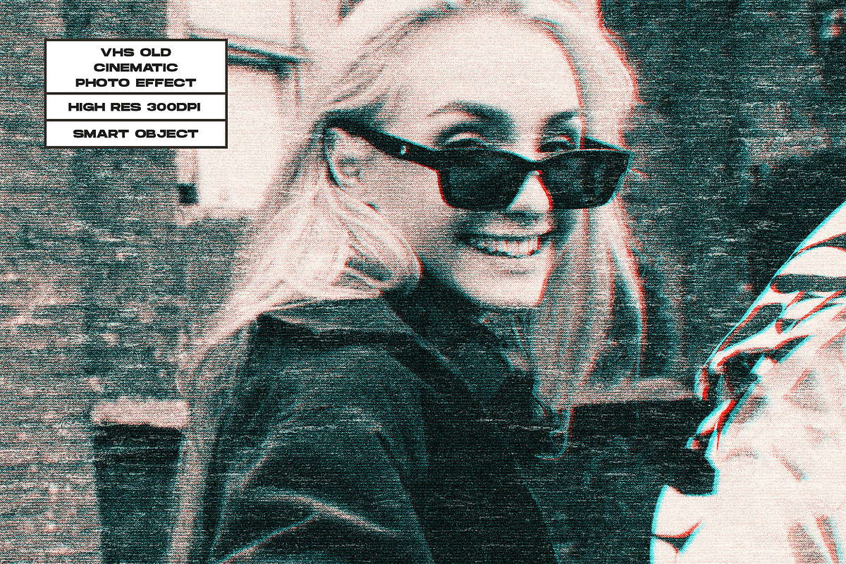 VHS Old Cinematic Photo Effect, a Layer Style Add-On by iDoodle Studio (Photo 1 of 4)