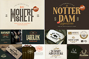 Amazed Vintage Font Bundle - SALE!, a Serif Font by HansCo Studio (Thumbnail 11 of 13)