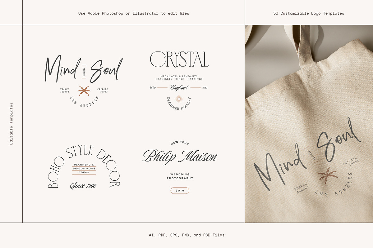 Elegant Logo Kit | 50 Templates, a Branding & Logo Template by iStar Design (Photo 3 of 27)