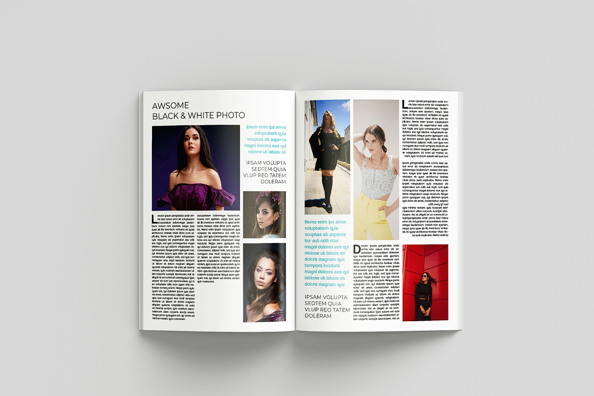 Minimal Fashion Magazine, a Magazine Template by Template Shop (Photo 12 of 17)