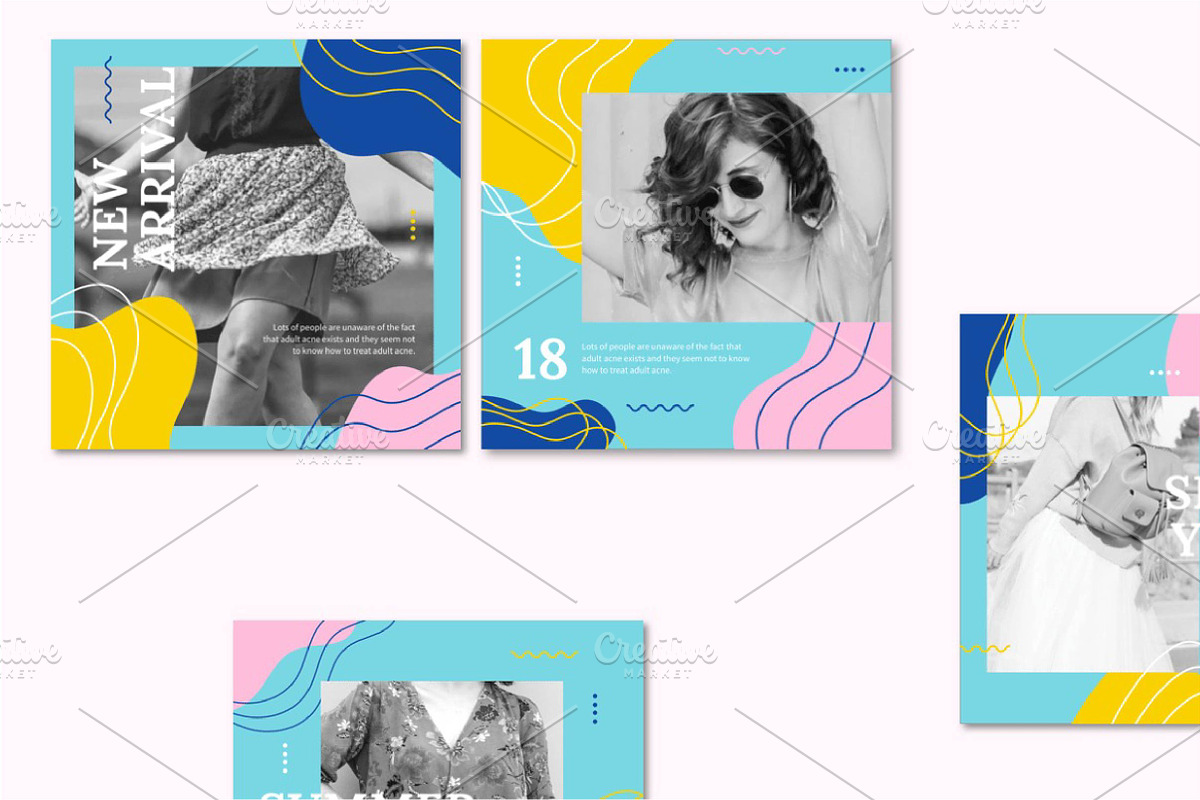 Instagram Templates, a Social Media Template by fashionaddict (Photo 2 of 4)