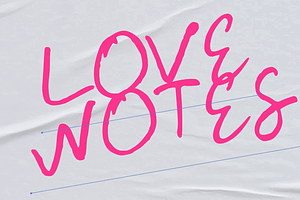 Love Notes Handwritten Font