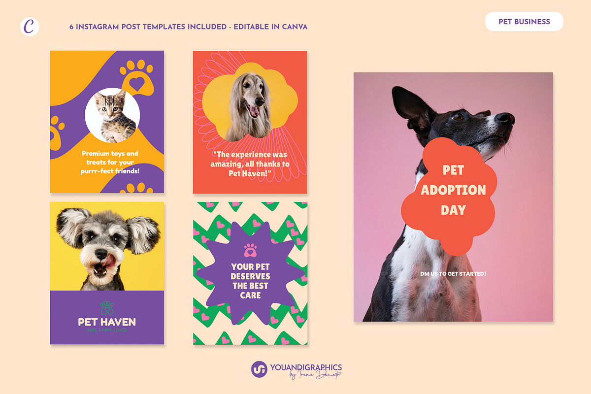 Branding Kit - Pet Business, an Object Graphic by Youandigraphics (Photo 5 of 13)