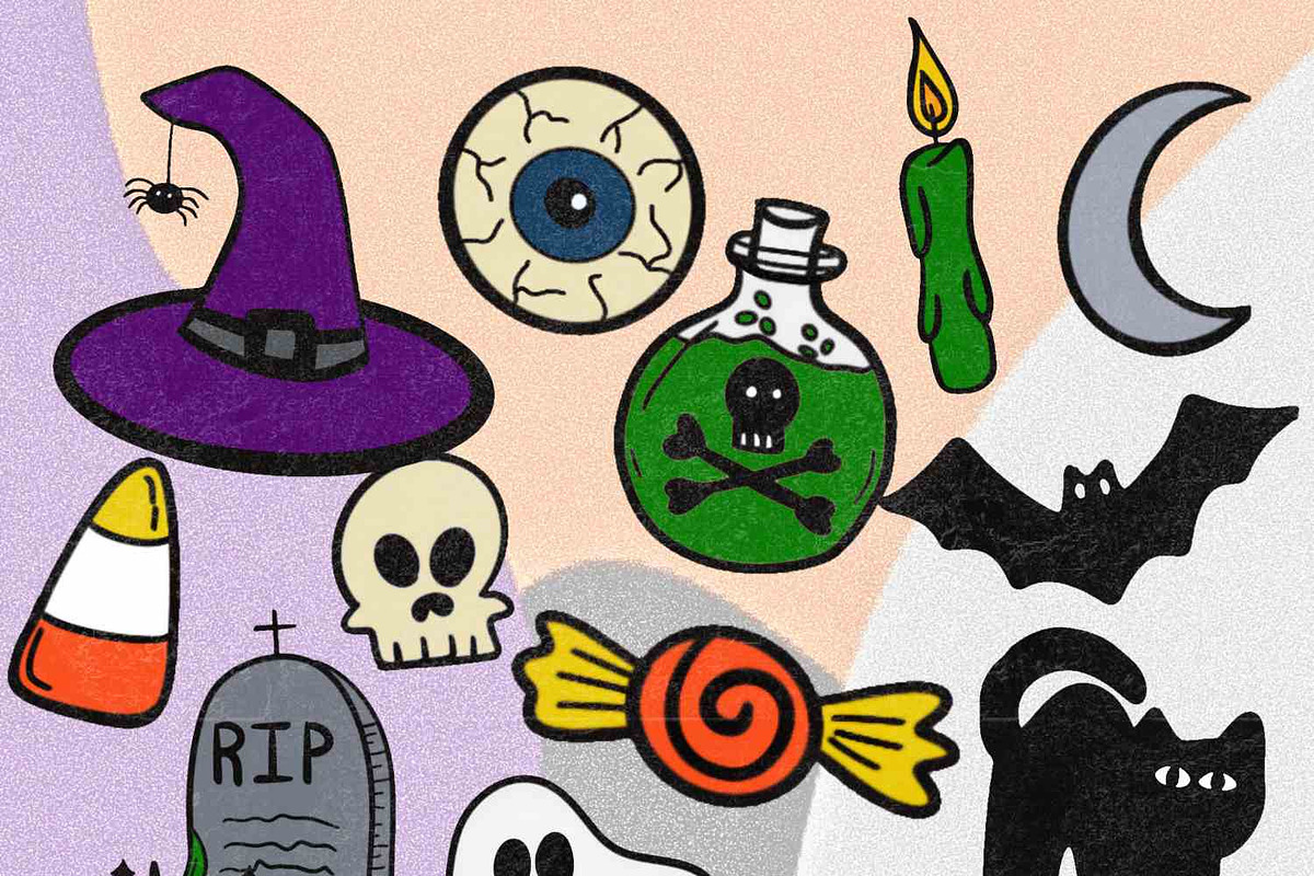 15 Halloween Illustrations - 2025, a Pattern Graphic by Kink Ink Designs (Photo 6 of 17)