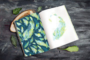 Bohemian Feathers Vector Set, a Decorative Illustration by kisikoida (Thumbnail 9 of 16)