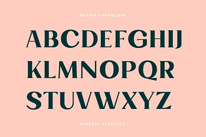 Muttia Display Typeface