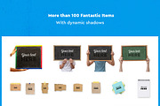 Back to School - Scene Generator, a Pens & Pencil Mockup by relineo.mock-ups (Thumbnail 4 of 4)