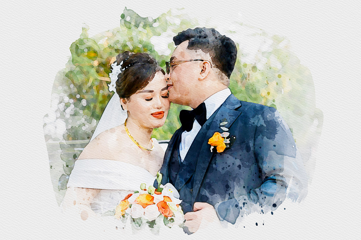 Watercolor Splash Photo Effect PSD, an Action Add-On by liptouse (Photo 6 of 10)