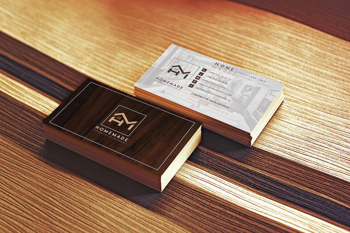 Wooden Business Card, a Business Card Template by Nikolozgraphic (Photo 1 of 5)