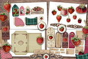 Strawberry Scrapbooking Kit, a Food Illustration by Secret Helper (Thumbnail 4 of 8)