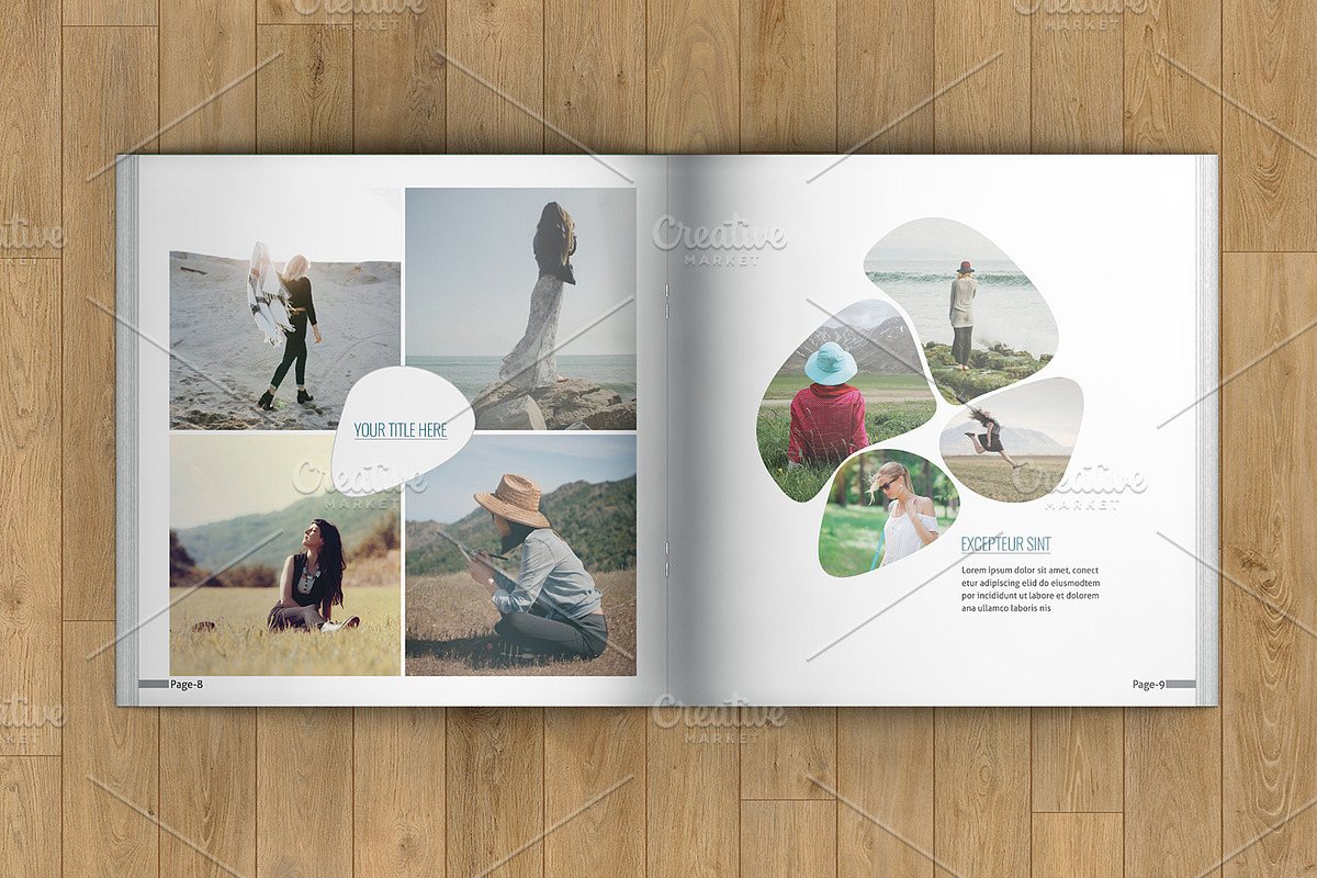 Photo Album Booklet Template-V666, a Brochure Template by Template Shop