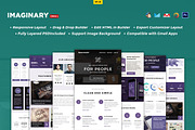 Imaginary - 17 Corporate Emails Set, an Email Template by NancyS (Thumbnail 1 of 4)