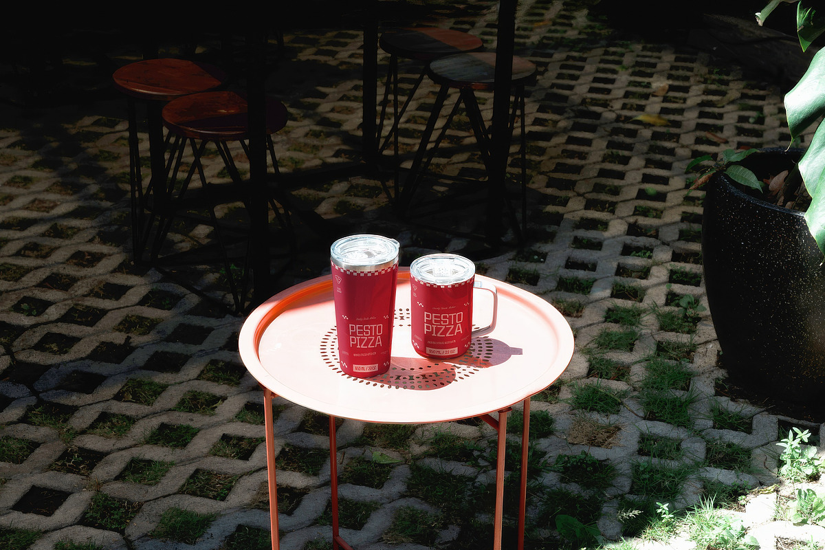 Pizza & Coffee Shop Mockups, a Product Mockup by Vitora Mockup (Photo 13 of 15)